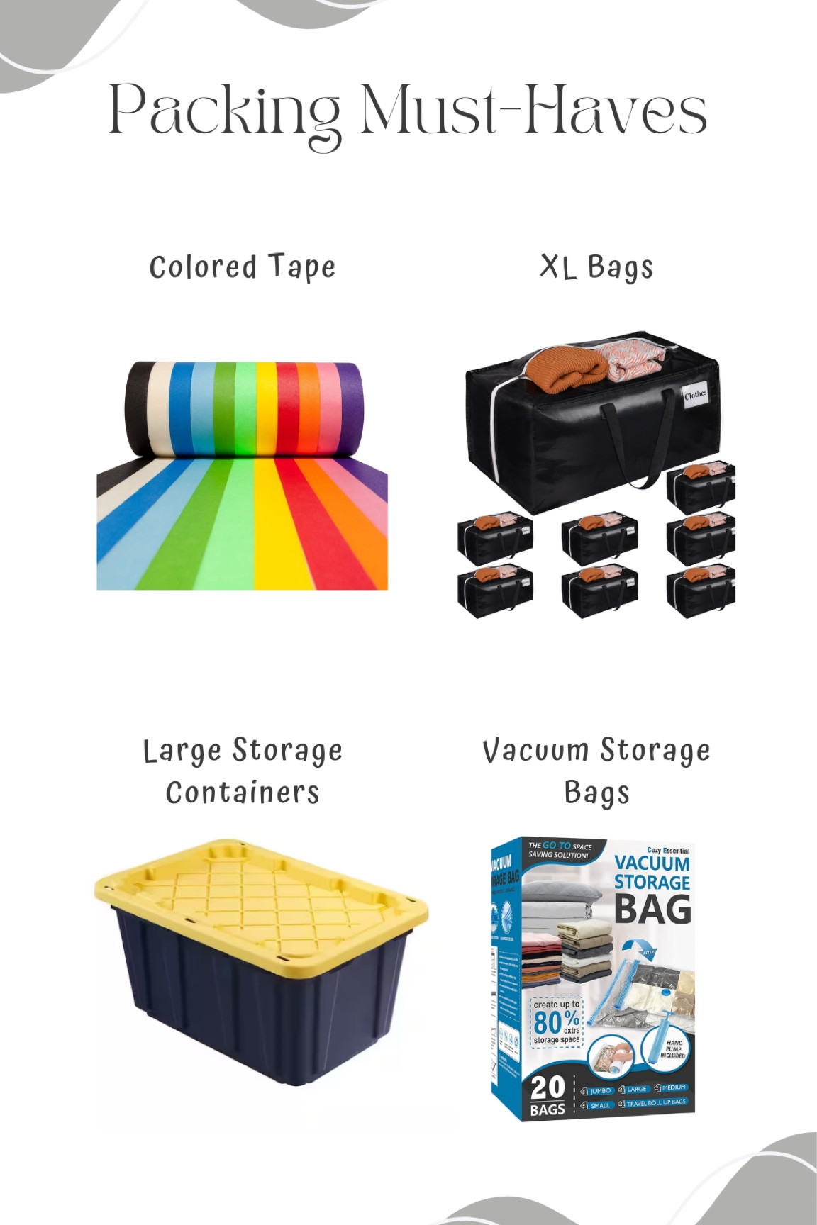 Packing must-haves!!!