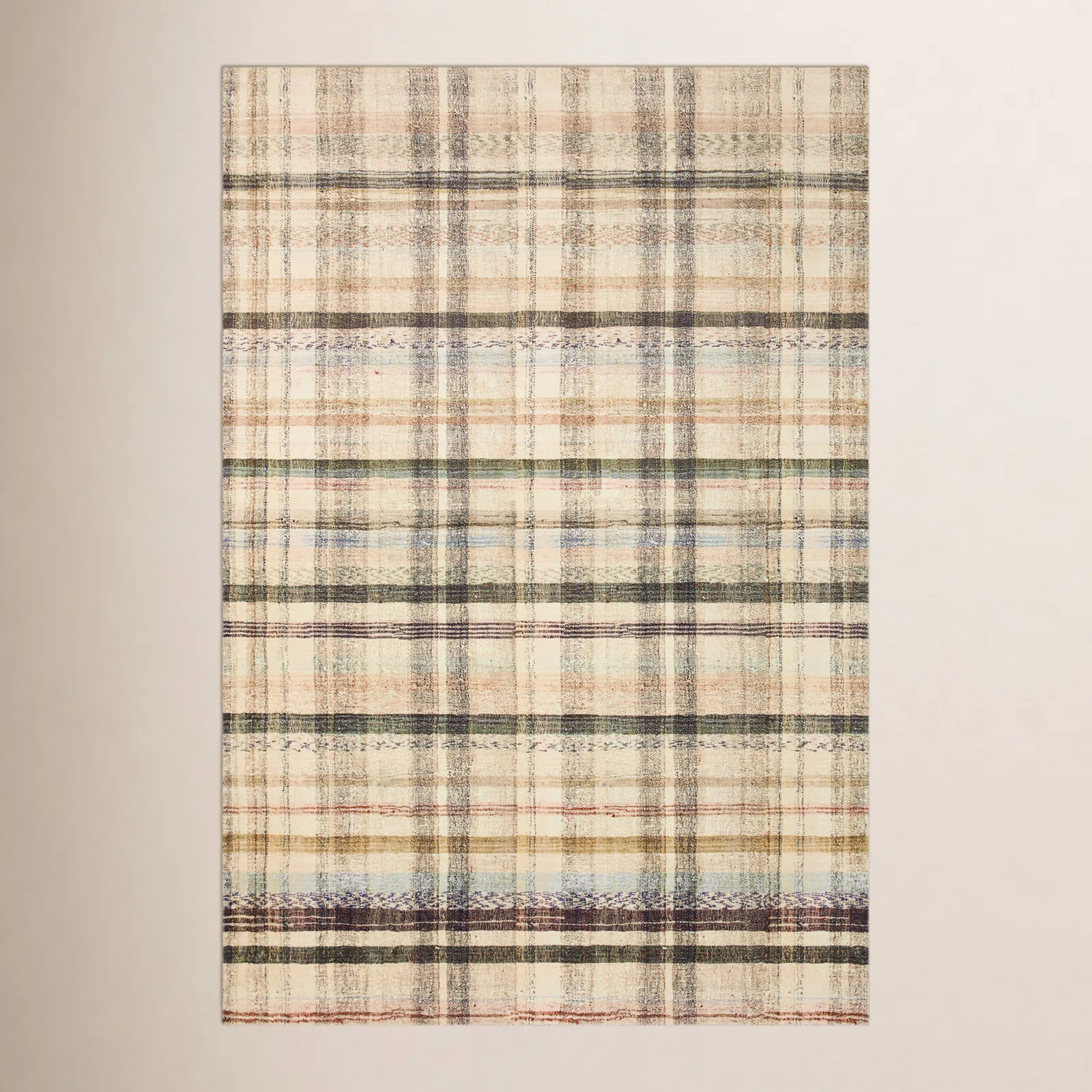 Chris Loves Julia x Loloi Humphrey Collection HUM-02 Ivory/Green/Gray/Black, Contemporary Area Rug | Birch Lane