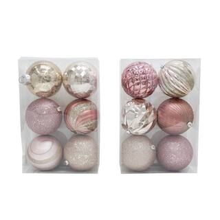 Assorted Pink & Rose Gold Plastic Ball Ornaments by Ashland® | Michaels Stores