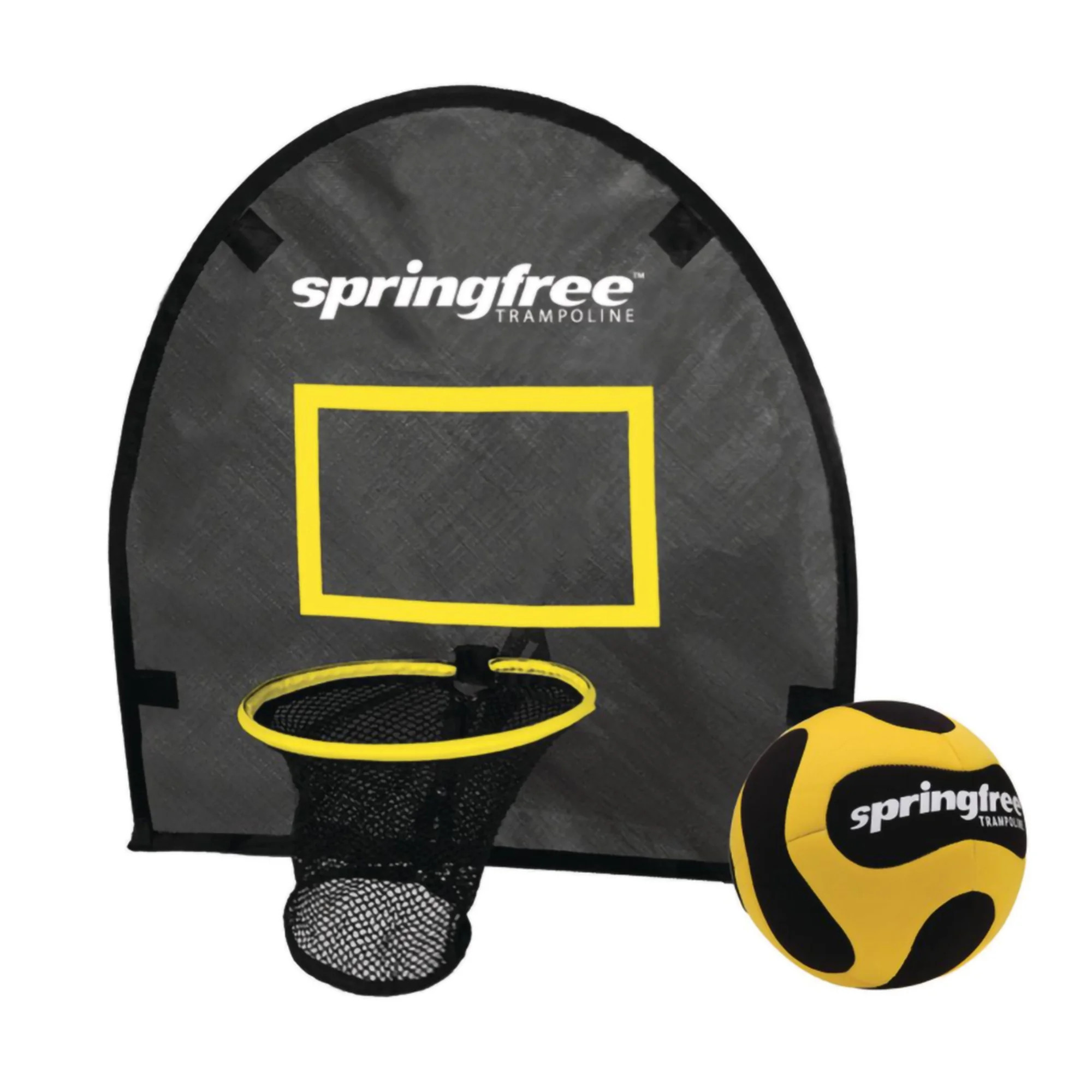 Open Box Springfree Trampoline Basketball Game FlexrHoop Accessory, Black | Walmart (US)