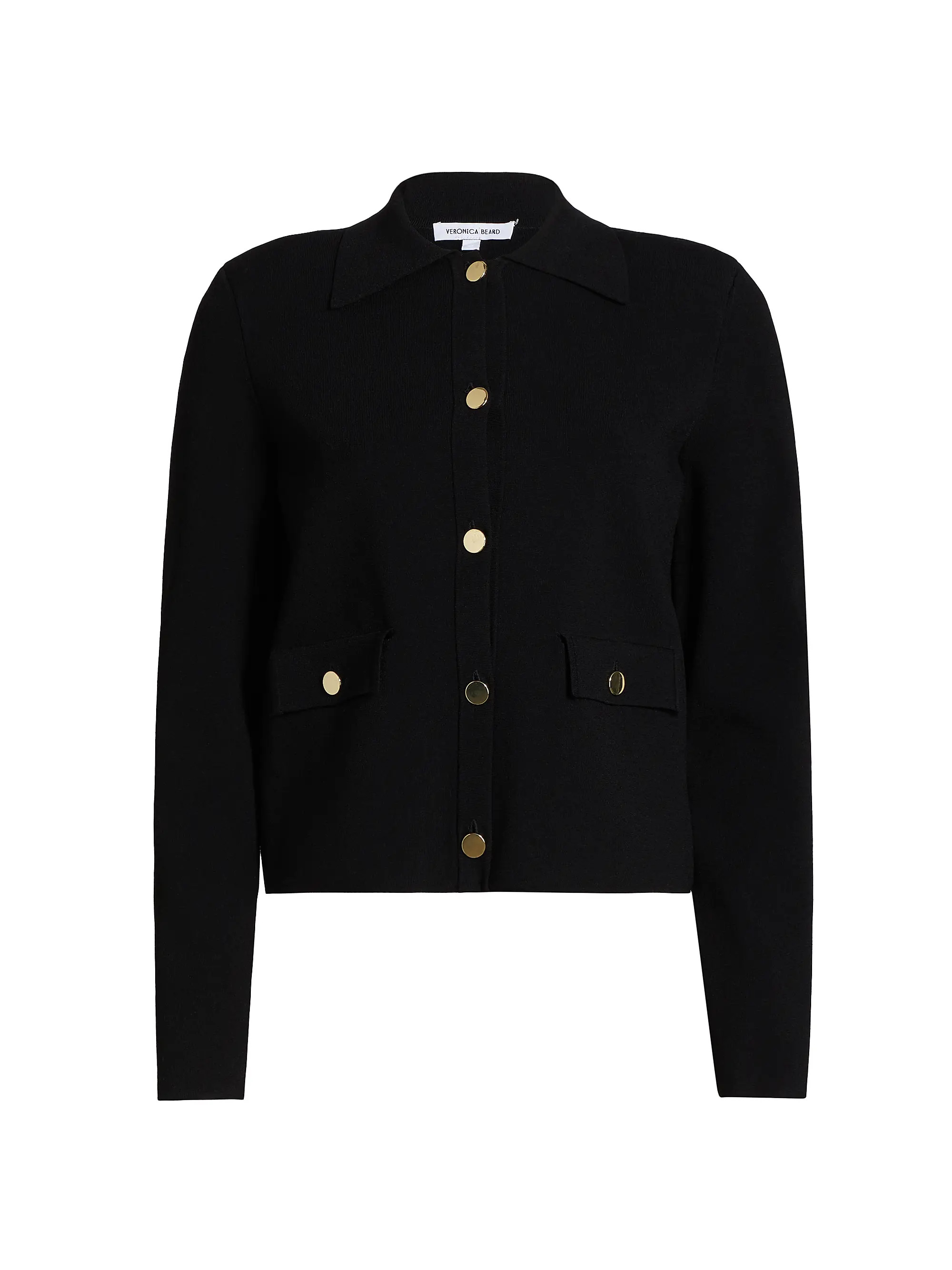 Veronica Beard Katia Knit Button-Front Jacket | Saks Fifth Avenue | Saks Fifth Avenue