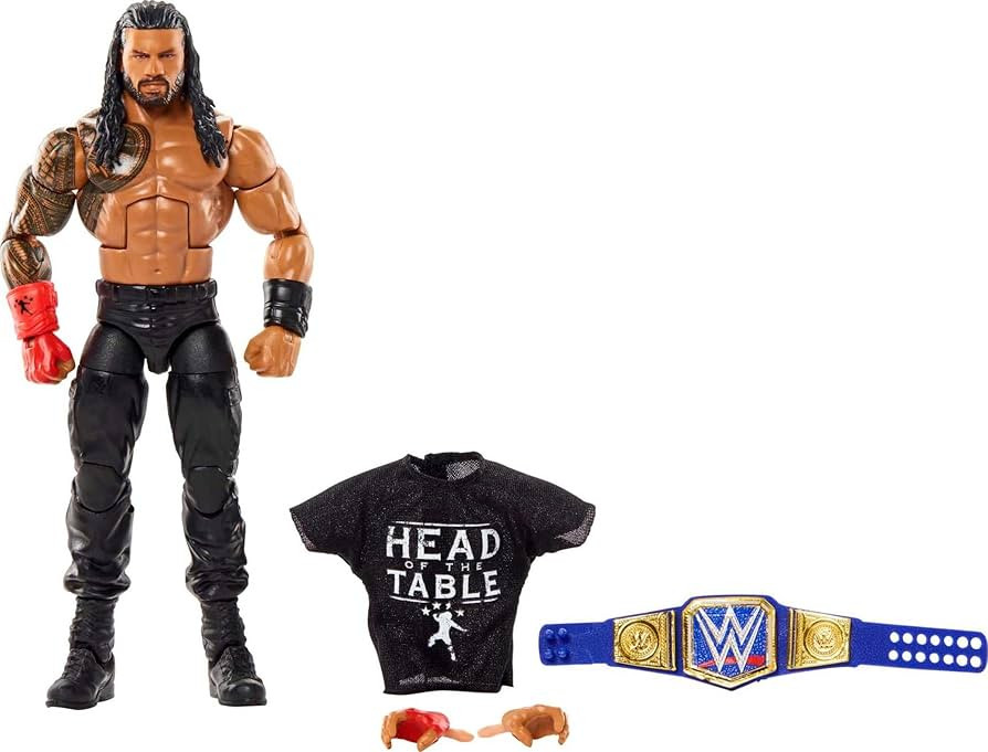 Mattel WWE Elite Collection Top Picks Action Figure & Accessories Set, Roman Reigns 6-inch Collec... | Amazon (US)