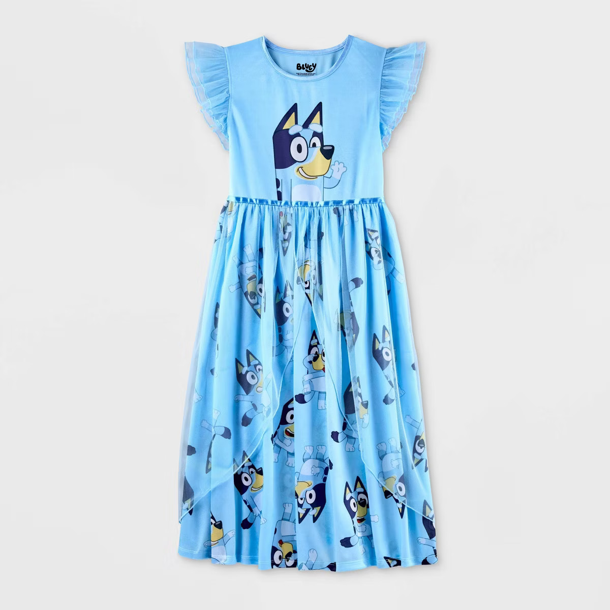 Girls' Bluey Dress-Up NightGown - Blue | Target