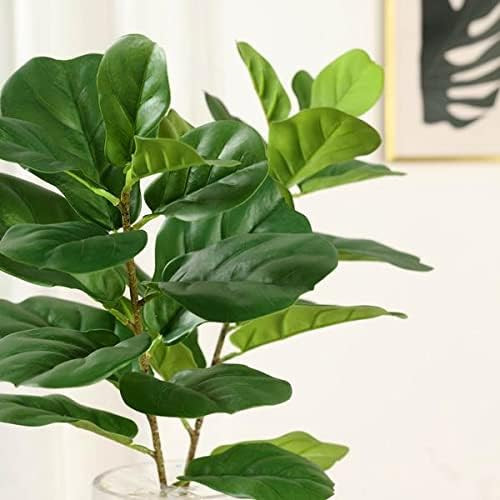 Efavormart 2 Pack | 25" Artificial Fiddle Leaf Stem Faux Greenery Centerpiece Decor - Assorted Si... | Amazon (US)