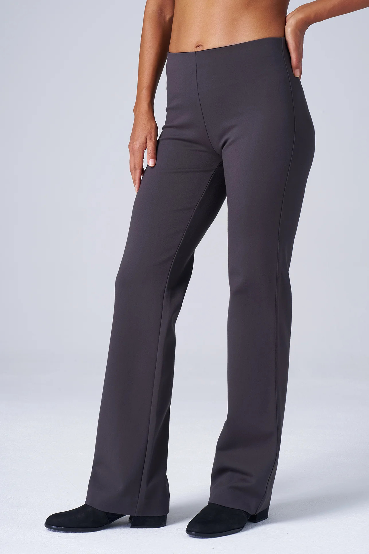 Tailored Ponte Trousers | Bootcut Silhouette | Franne Golde | Franne Golde