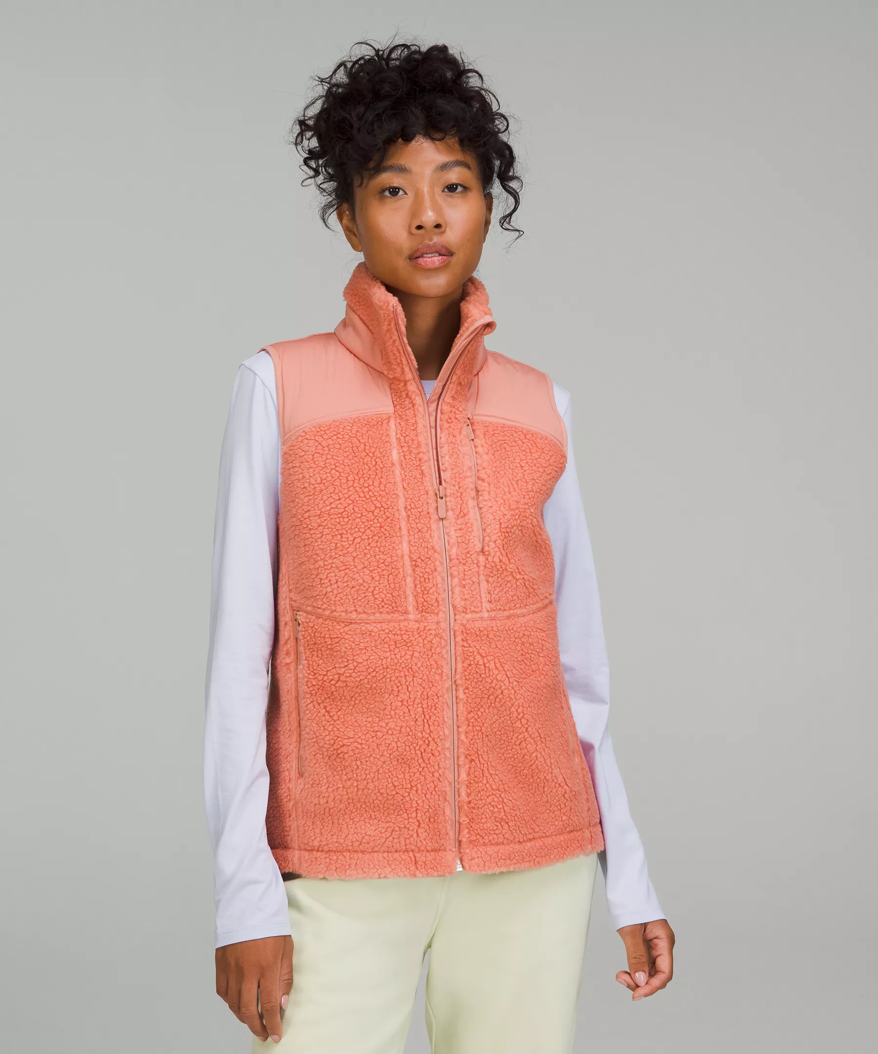 Textured Fleece Full-Zip Vest *Online Only | Women's Coats & Jackets | lululemon | Lululemon (US)