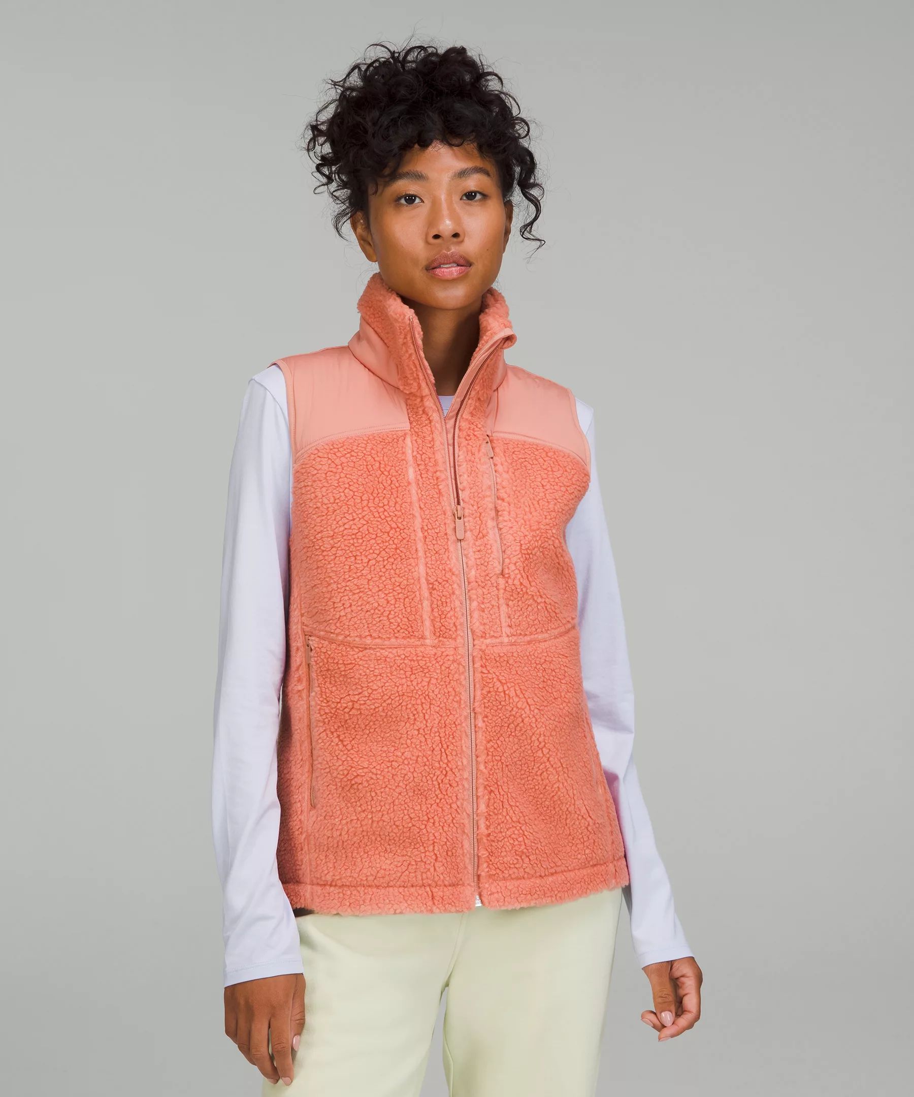 Textured Fleece Full-Zip Vest Online Only | Lululemon (US)