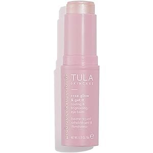 TULA Skin Care Rose Glow & Get It Cooling & Brightening Eye Balm | Dark Circle Under Eye Treatment,  | Amazon (US)