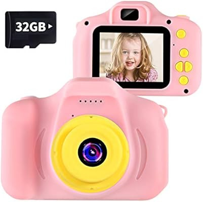 VATENIC Kids Camera Children Digital Cameras for Girls Toys 1080P 2 Inch Toddler Video Best Birth... | Amazon (US)