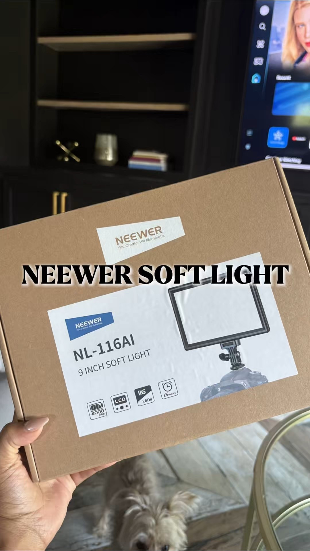My new fav light for content #techfinds