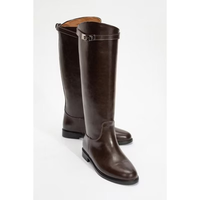 Yoko Brown Riding Boot (Women) Brown 8 Prologue Shoes | Target
