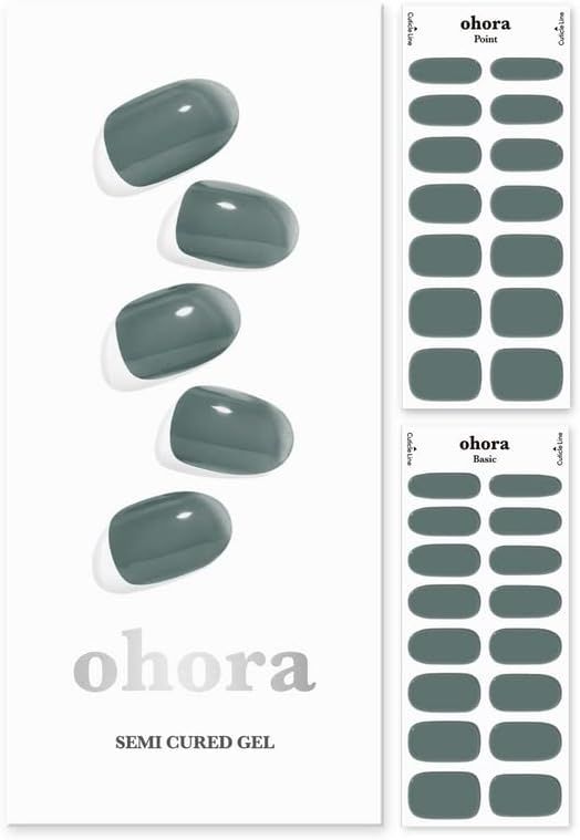 Amazon.com: ohora Semi Cured Gel Nail Strips (N Tint City) - Works with Any Nail Lamps, Salon-Qua... | Amazon (US)