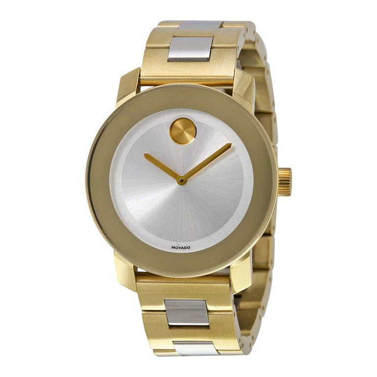 Movado Bold Women's Mid-Sized Silver/Gold 36mm Watch 3600129 - Walmart.com | Walmart (US)