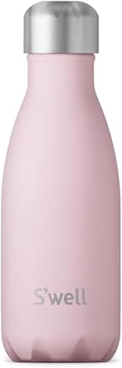 S'well Stainless Steel Water Bottle, 9oz, Pink Topaz, Triple Layered Vacuum Insulated Containers ... | Amazon (US)