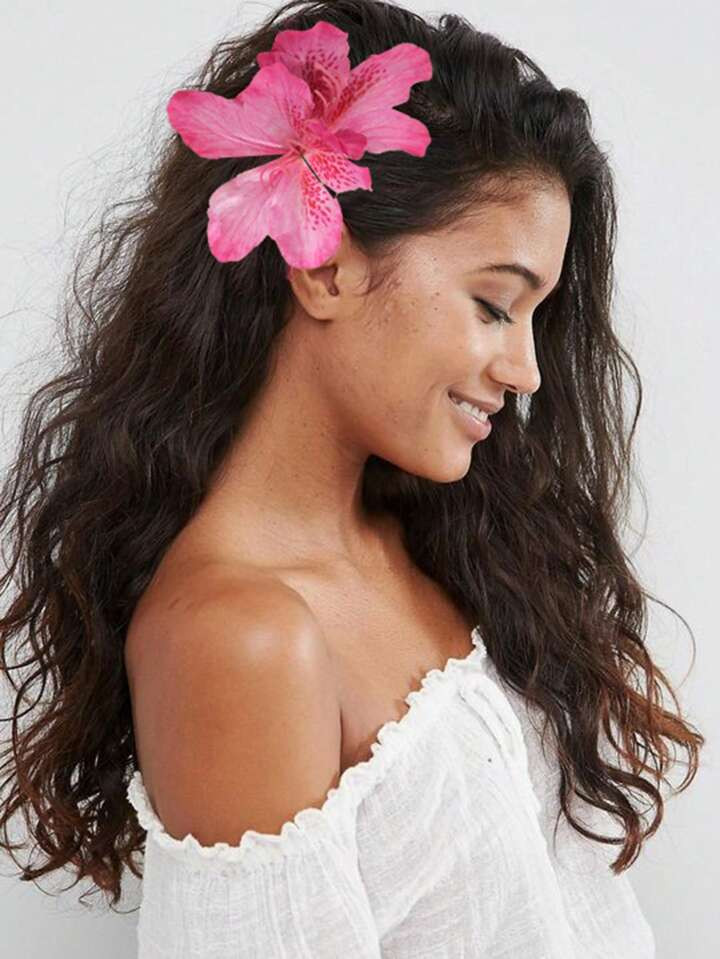 1pc Bohemian Style Artificial Flower Hair Clip | SHEIN