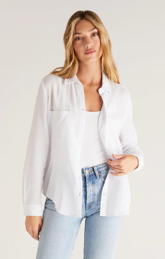 Kaili Button Up Gauze Top | Z Supply