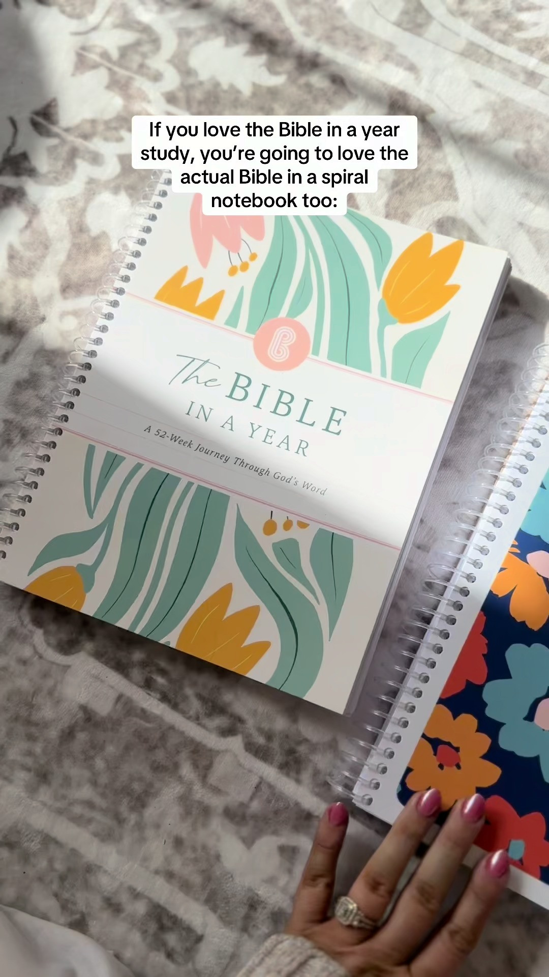 grow your faith one day at a time
this Bible in a Year study from Spiral Bible makes it so easy to stay consistent — beautifully spiral bound so it lays flat while you read, highlight, and take notes. plus, they offer different versions of the Bible in spiral format too! perfect for quiet time, journaling, or gifting to anyone who wants to dive deeper into God's Word

#LTKdayinmylife #LTKGiftGuide #LTKHoliday