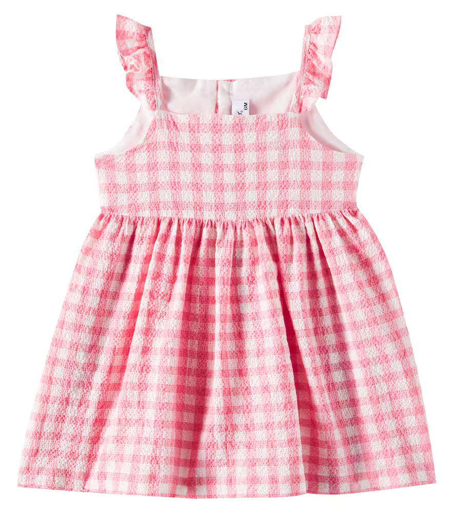 Il Gufo Baby gingham cotton-blend dress | Mytheresa (UK)