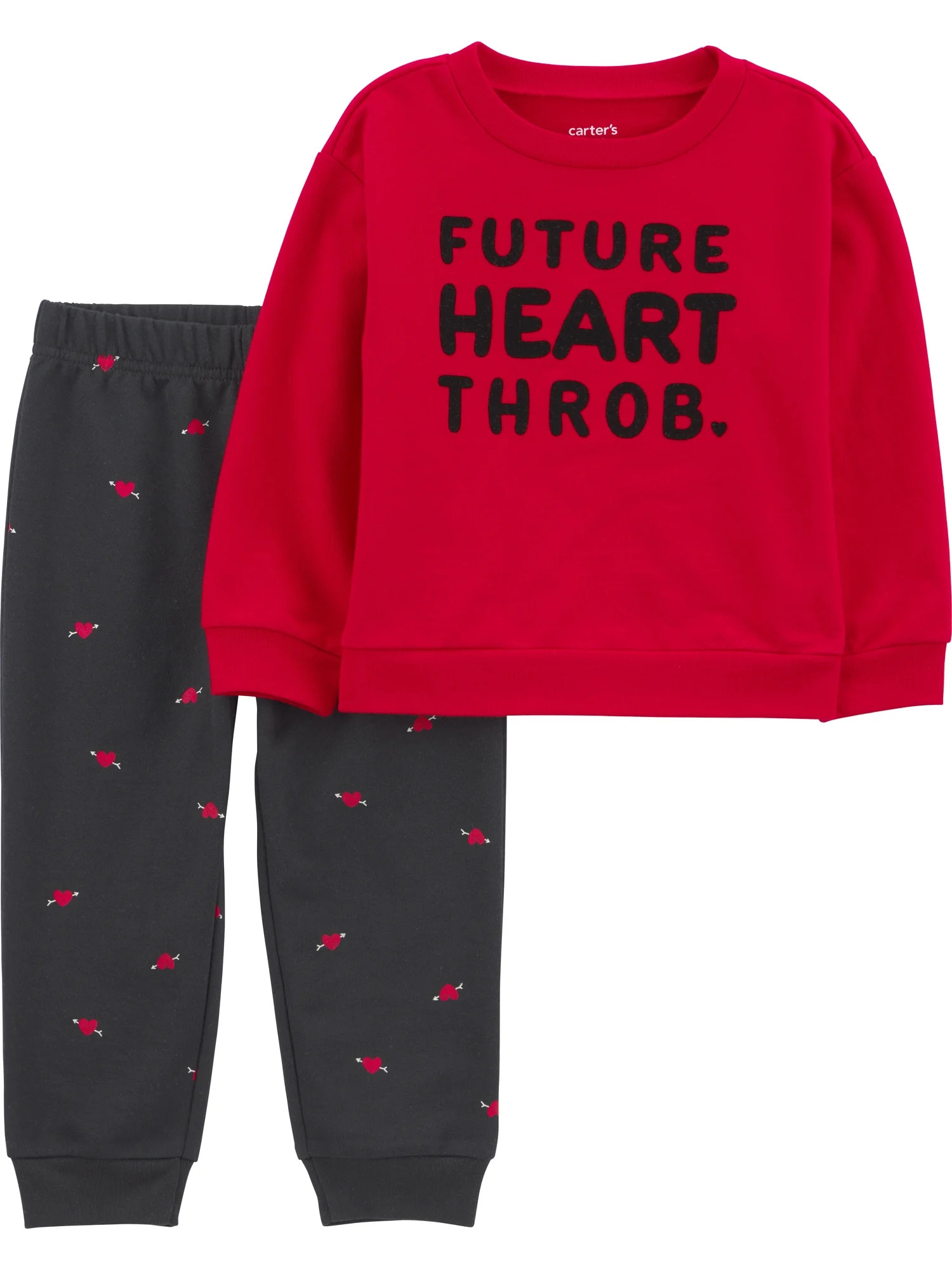 Carter's Child of Mine Baby and Toddler Boy Valentine's Outfit Set, Sizes 12M-5T | Walmart (US)