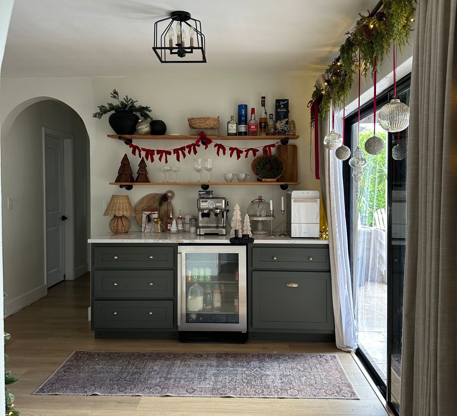 DIY home coffee bar 
 Christmas coffee bar 


#LTKHoliday #LTKmorningroutine #LTKHome