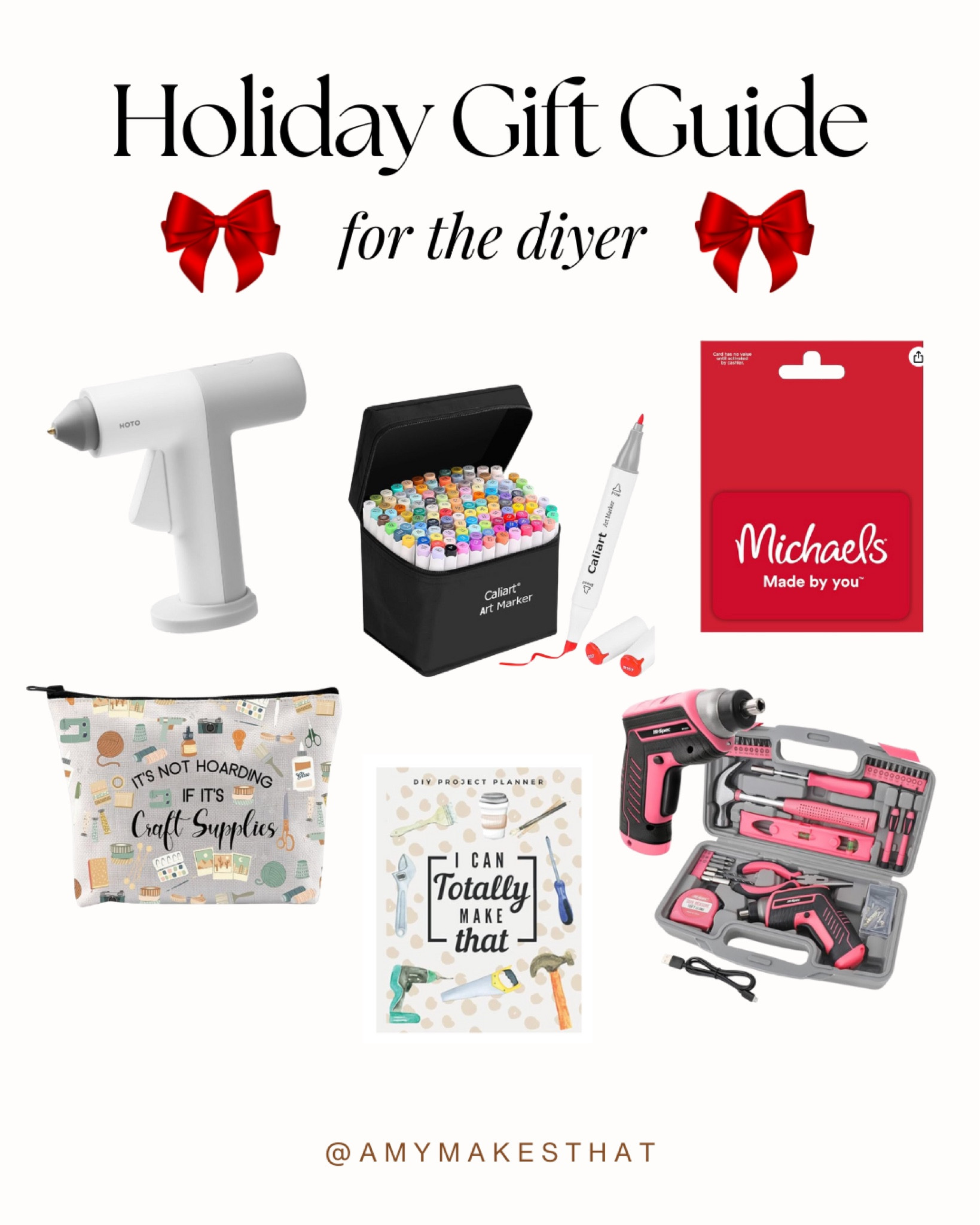 Gift ideas for the DIY lovers! Holiday gift guide for diyers 🔨🧑🏼‍🎨

#LTKGiftGuide #LTKHoliday #LTKSeasonal