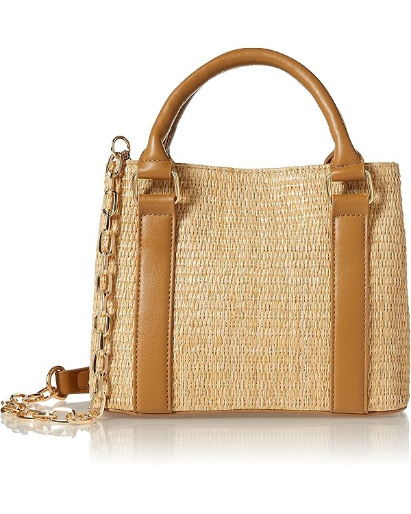 The Drop Women's Orla Boxy Straw Crossbody | Amazon (US)