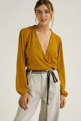 Comfy Surplice Top | Anthropologie (US)