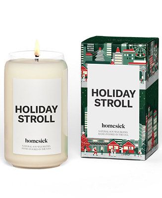 Homesick Candles Holiday Stroll Soy Candle & Reviews - Unique Gifts by STORY - Macy's | Macys (US)