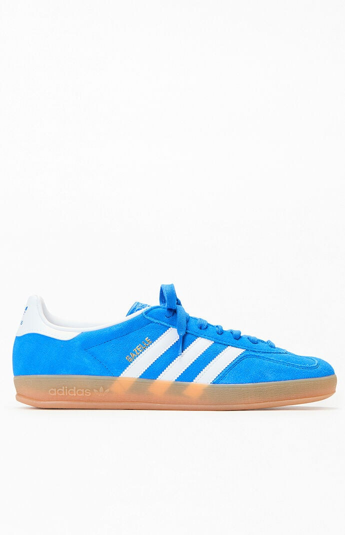 Adidas Blue Gazelle Indoor Shoes in Blue Bird - Size 9.5 | PacSun