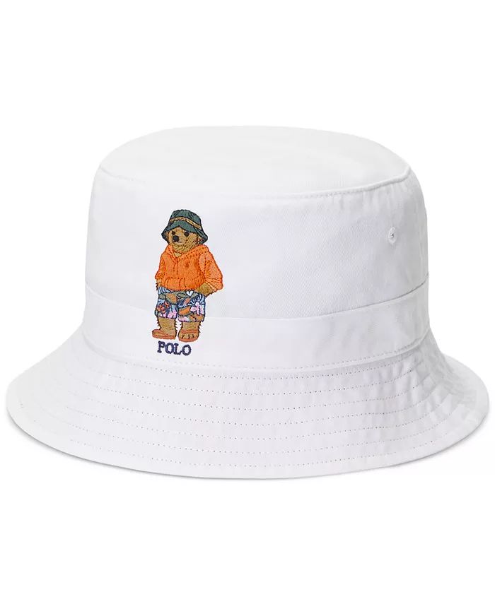 Men's Polo Bear Twill Bucket Hat | Macys (US)