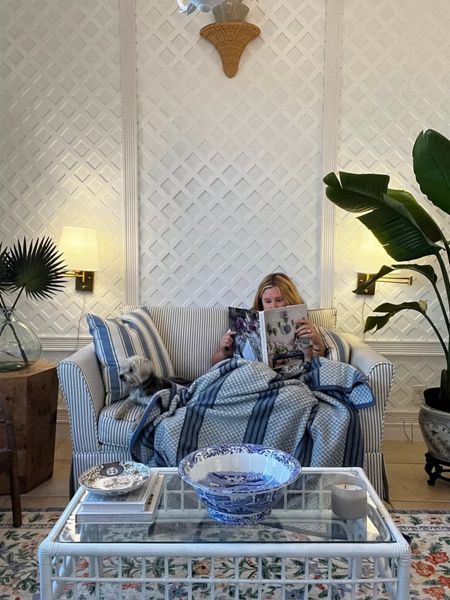 Loving my Chappywrap blanket. These are so nice and big! Would be a great graduation gift or Mother’s Day gift. Tons of patterns and styles to pick from. Thanks for sending one to me, Chappywrap! Coastal home decor Blue and white home Grandmillennial style

#LTKunder50 #LTKstyletip #LTKhome