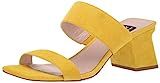 NINE WEST Womens Churen 40 Heeled Sandal Citrine Yellow 8 M | Amazon (US)