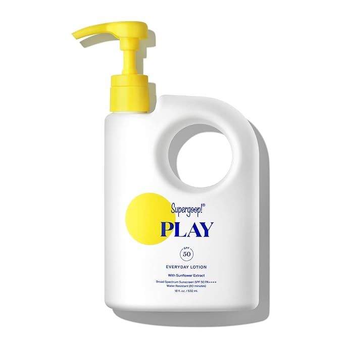 Supergoop! PLAY Everyday Lotion, 18 oz - SPF 50 PA++++ Reef-Friendly, Broad Spectrum, Body & Face... | Amazon (US)