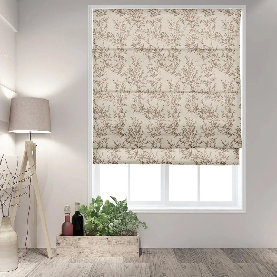 Sara Le Printed Roman Shade Cordless | TWOPAGES