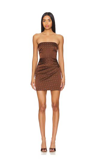 Mischief Mini Dress in Chocolate | Revolve Clothing (Global)