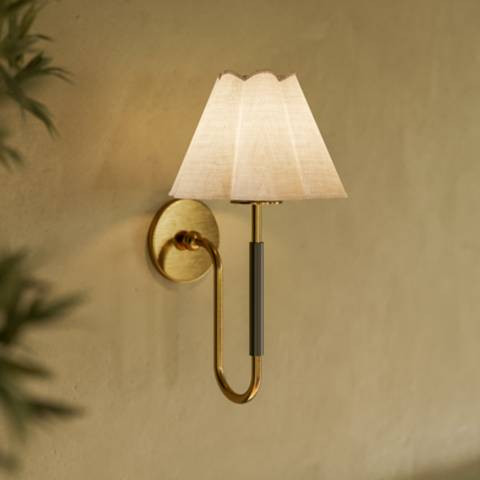 Mitzi Janie Wall Sconce 9.5" in Aged Brass and True Bronze | Lamps Plus