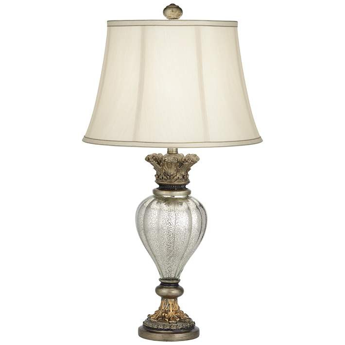 Montebello Antique Gold Mercury Glass Table Lamp | Lamps Plus