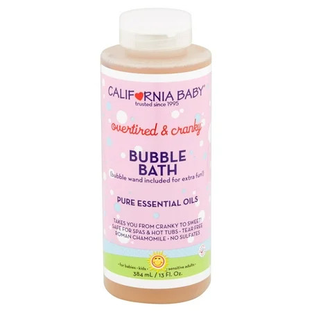 California Baby Overtired & Cranky Bubble Bath, 13 fl oz | Walmart (US)