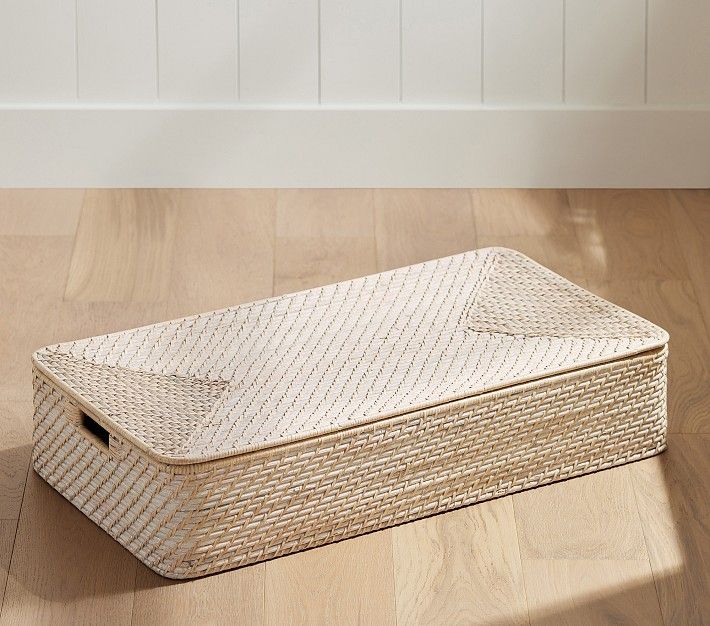 Quinn Lidded Underbed Storage | Pottery Barn Kids