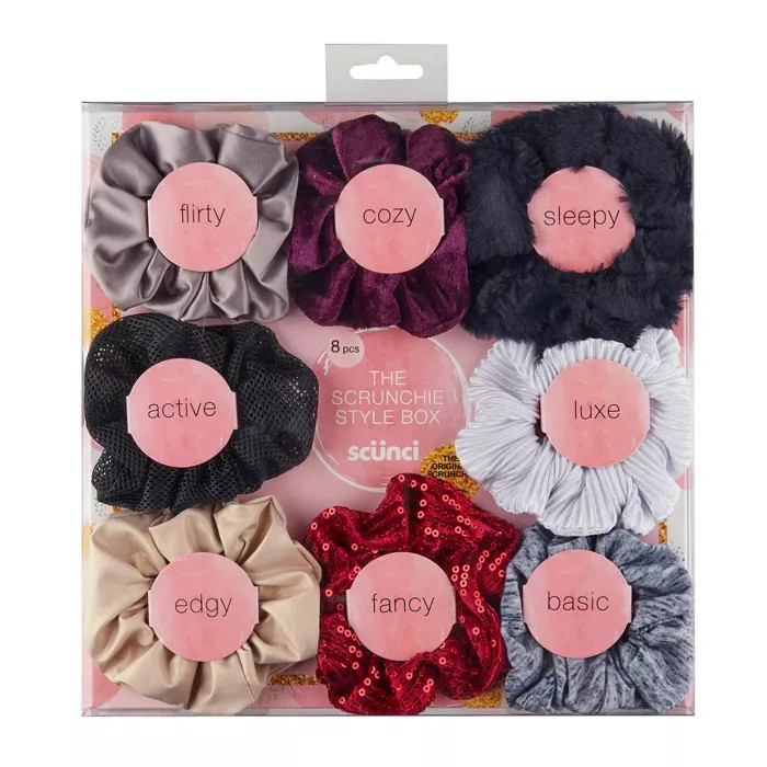 Scunci Scrunchie Style Box - 8pc | Target