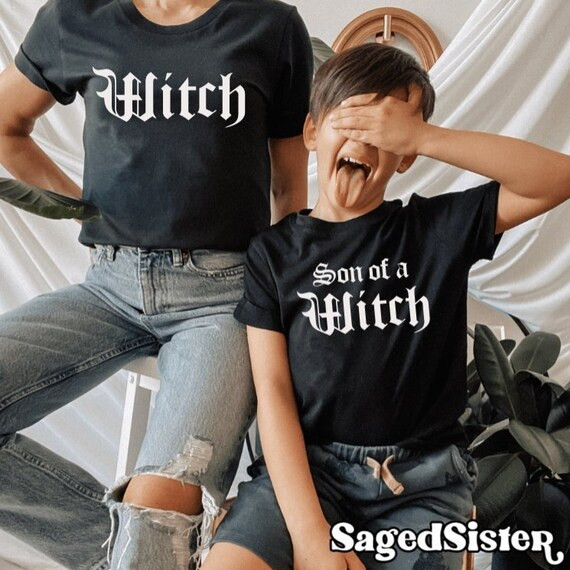 Witch Shirt  Mom and Me  Mother and Son Shirt  Halloween  - Etsy | Etsy (US)