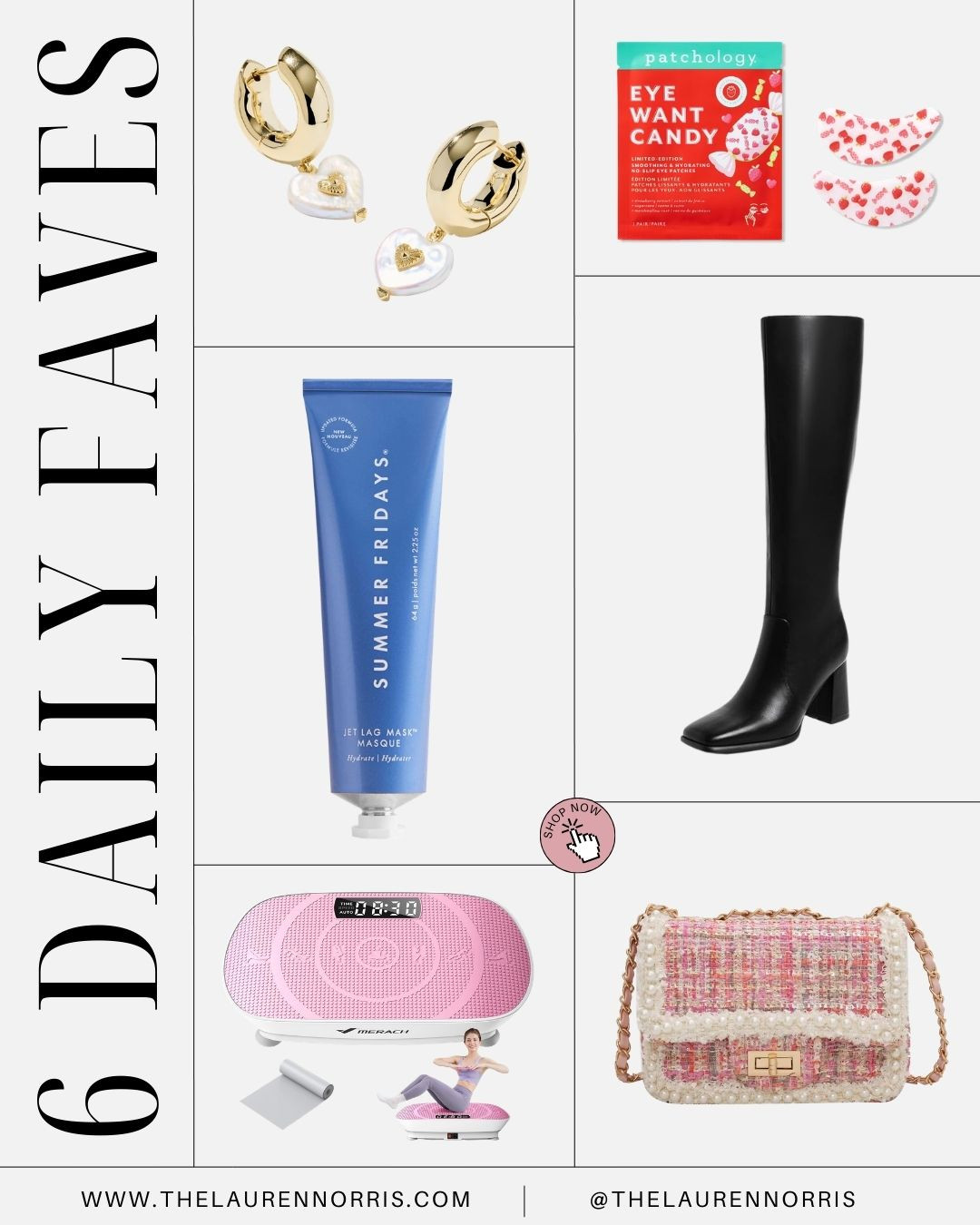 From my black boots to my vibration pad, these are six of my favorite products!  

 #LTKgrwm #LTKootd #LTKfitnessgoals