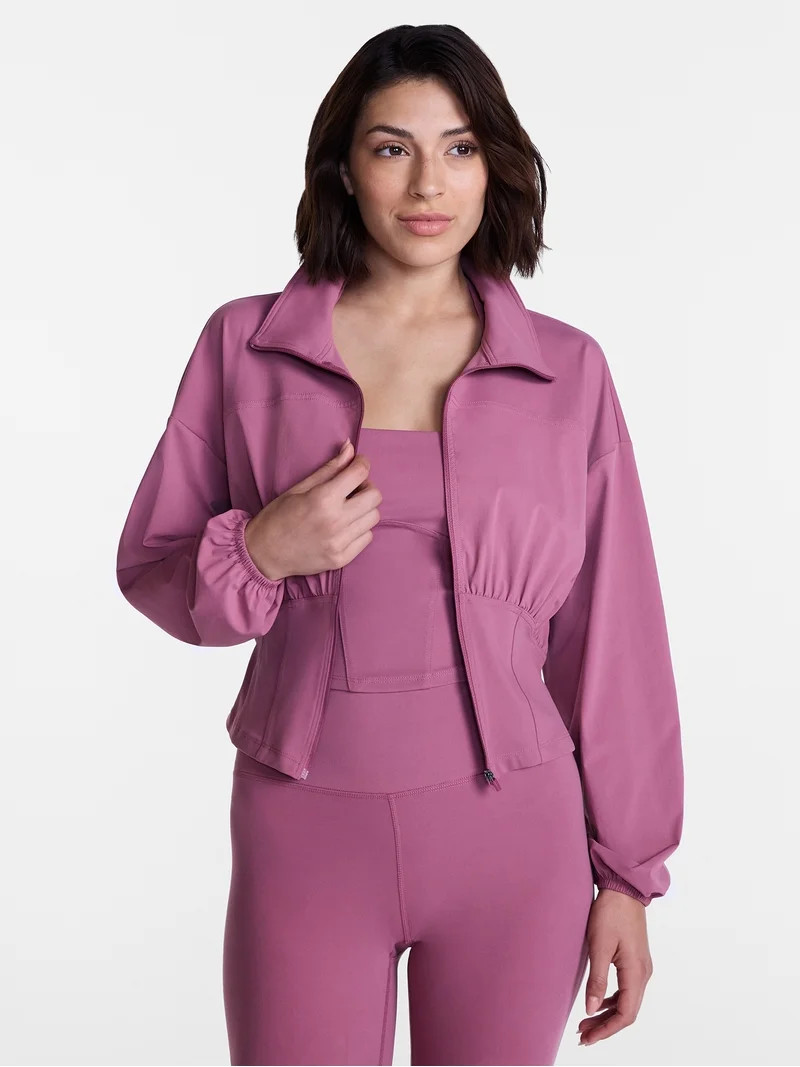 Avia Women\u2019s SoftSculpt Corset Jacket, Sizes XS-XXL | Walmart (US)