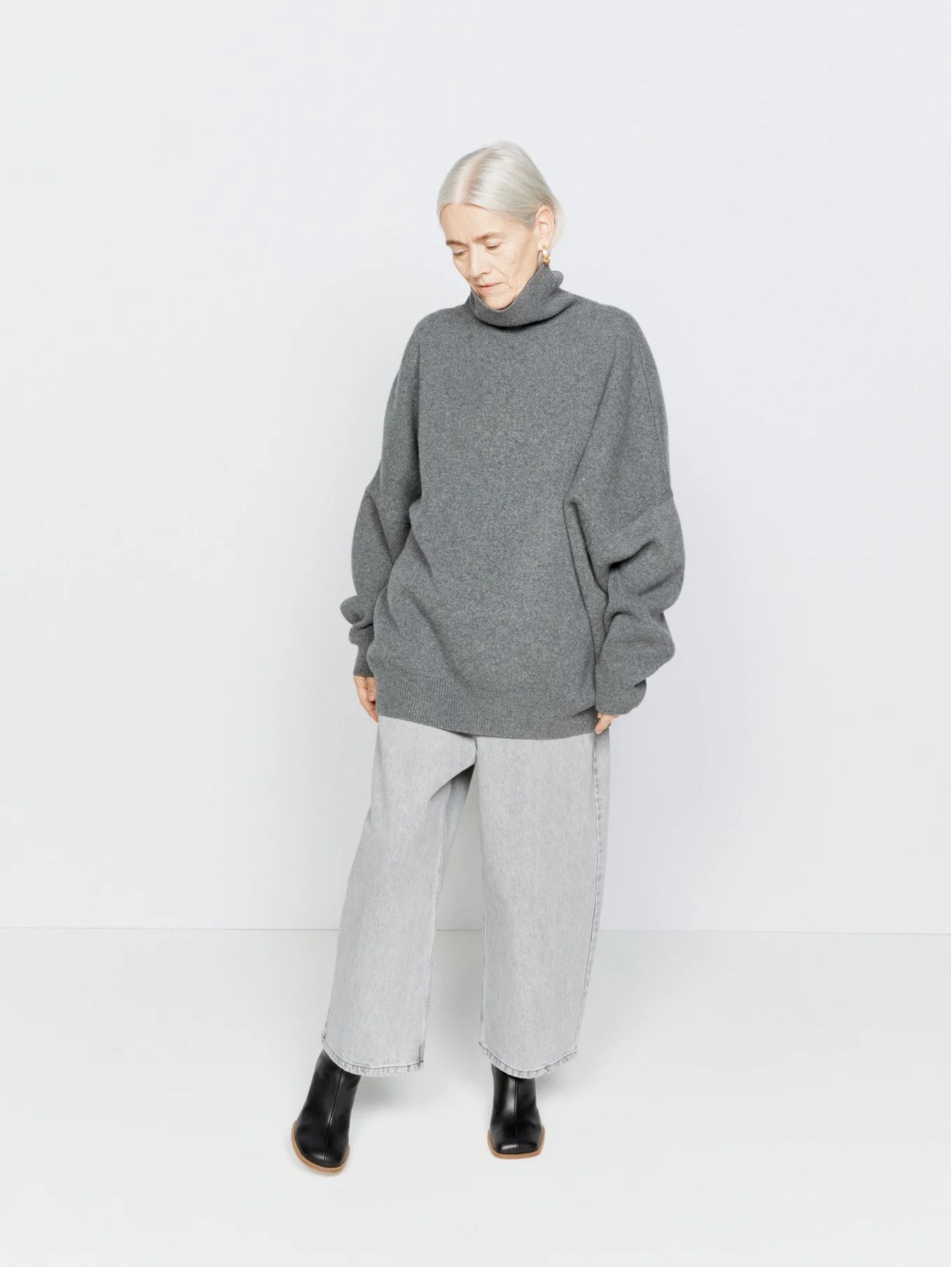 Roll neck wool cocoon jumper | Raey | Matches (UK)