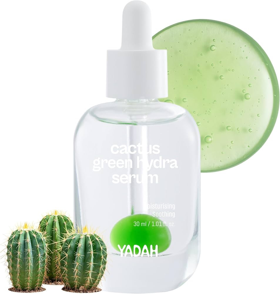 YADAH Cactus Green Hydra Serum (1.01fl oz) - Hydration, Oil-Moisture Balance, Strengthen Skin Bar... | Amazon (US)
