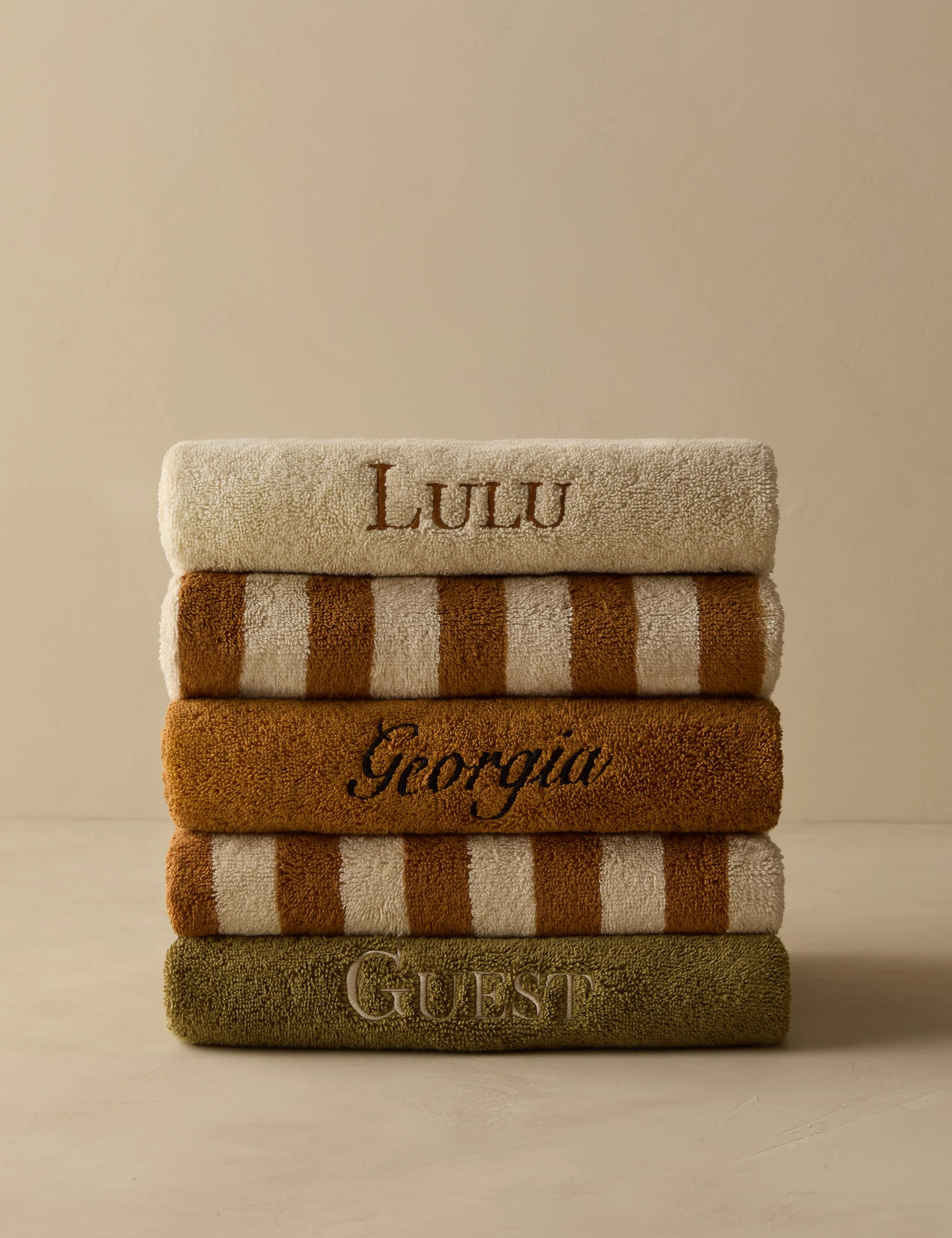 Enzo Organic Cotton Towel Collection by Sarah Sherman Samuel | Lulu and Georgia 