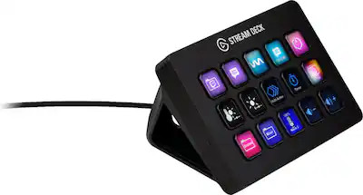 Elgato - Stream Deck MK.2 Full-size Wired USB Keypad with 15 Customizable LCD keys and Interchang... | Best Buy U.S.
