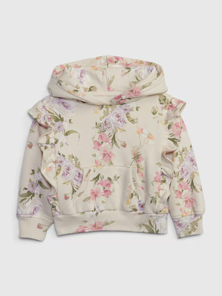 Gap × LoveShackFancy Toddler Floral Ruffle Hoodie | Gap (US)