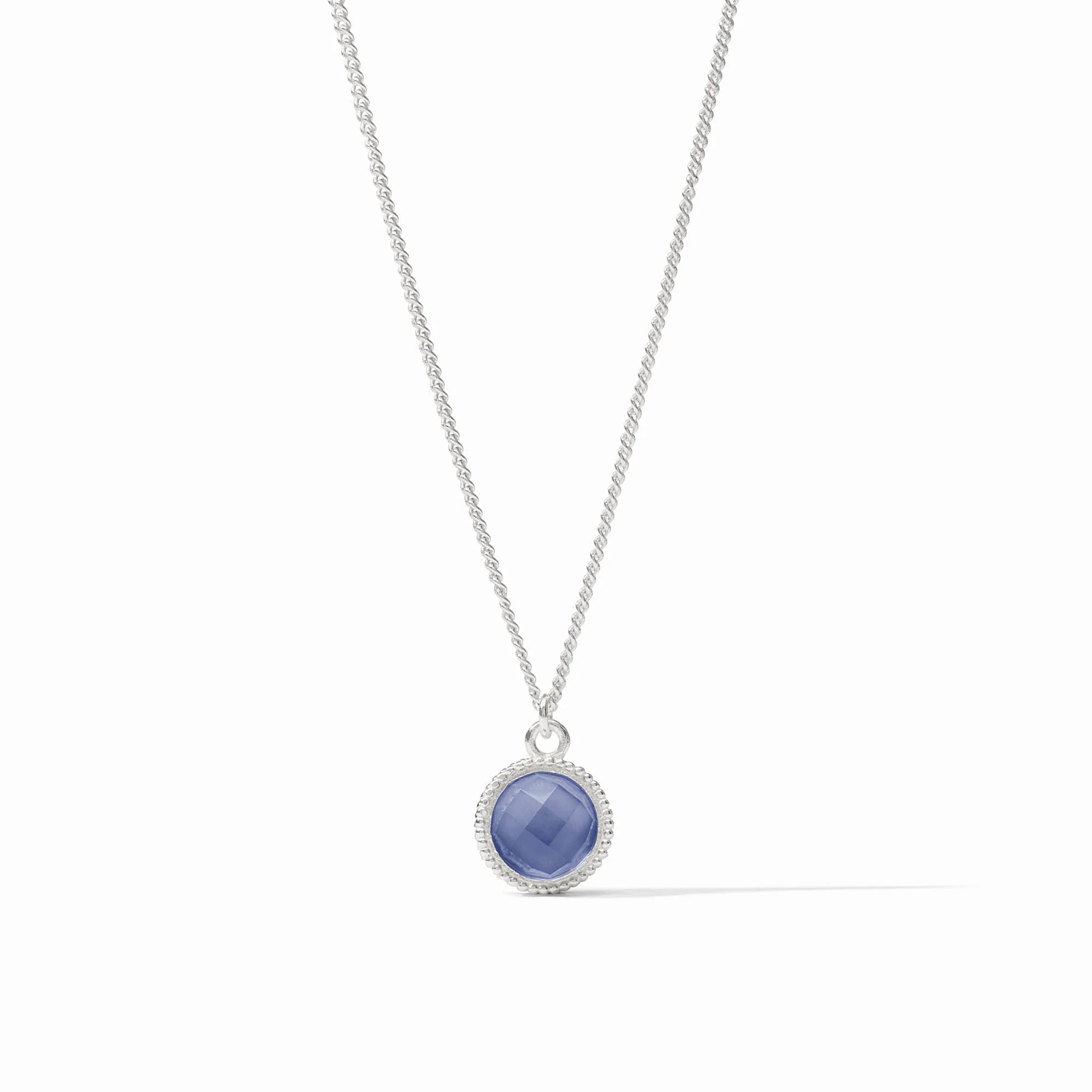 Fleur-de-Lis Silver Solitaire Necklace | Julie Vos | Julie Vos