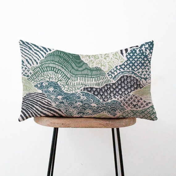 Blue Chinoiserie Lumbar Pillow Cover  Windsor Pillow  Blue | Etsy | Etsy (US)